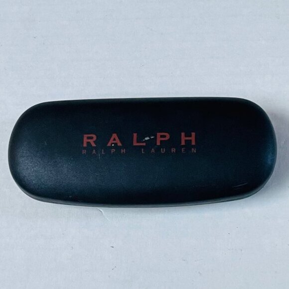 Ralph Lauren Glasses Case Hard Clamshell Black Eyeglasses Sunglasses Storage - Picture 3 of 4